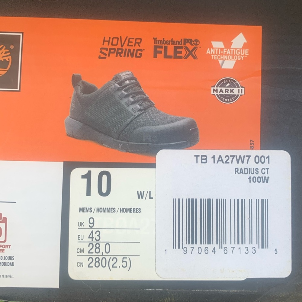 Timberland PRO Black Sneakers